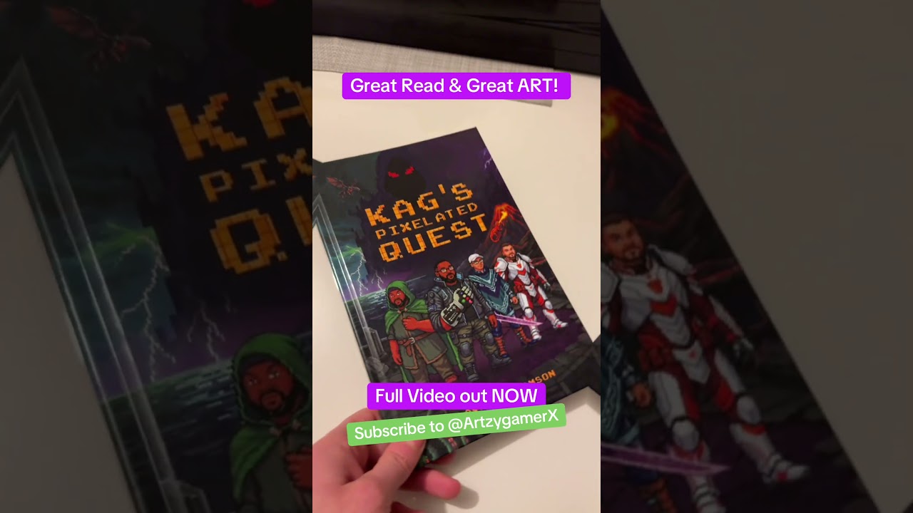 Full Video out NOW! Let’s take a look at this awesome gaming story book. Thank you @KingArakonGaming