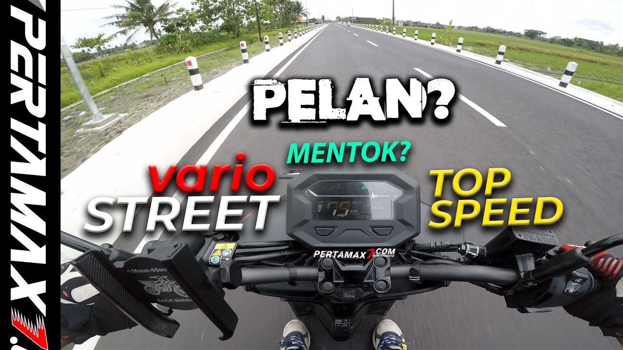 REVIEW Top Speed Honda Vario Street 125 Jalan Raya Sekencang Apa? #honda #variostreet #vario125