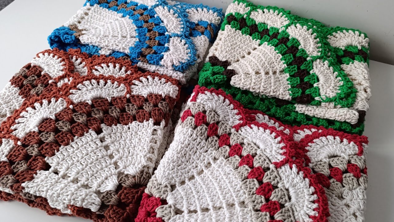 GANHE DINHEIRO COM CROCHÊ 🧶 Kit Atacado com 4 Pares de Tapetes por R$200