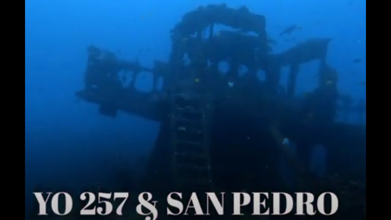 Oahu Hawaii - Diving YO-257 and San Pedro