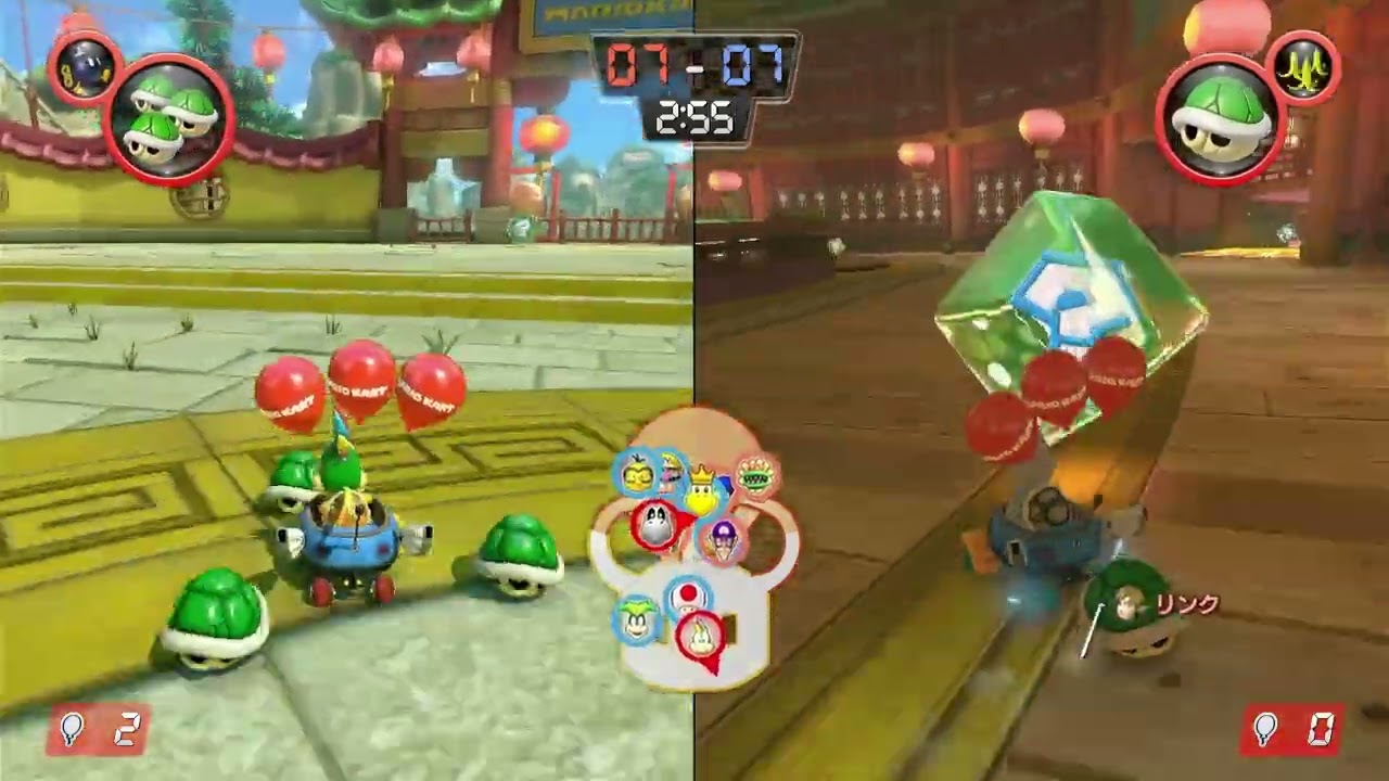 親友同士でマリオカートふうせんバトル！じゅんとう＆ゆうとう