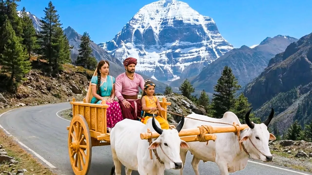 जब नन्हे कान्हा अपने मैया-बाबा को महादेव से मिलने कैलाश पर्वत ले गए | Yashomati Maiya | Bal Krishna