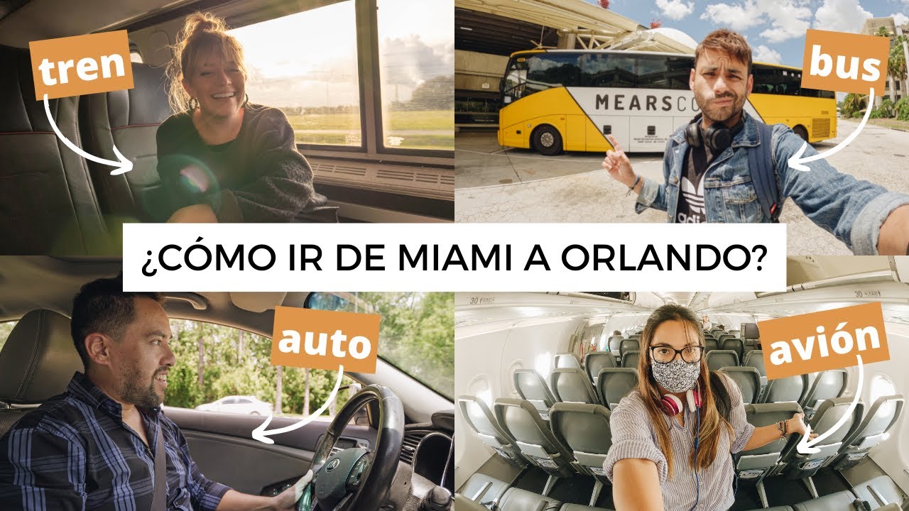 How to get from MIAMI to ORLANDO? | CAR, TRAIN, PLANE, OR BUS? What's the best option? ft. @LaBlu...