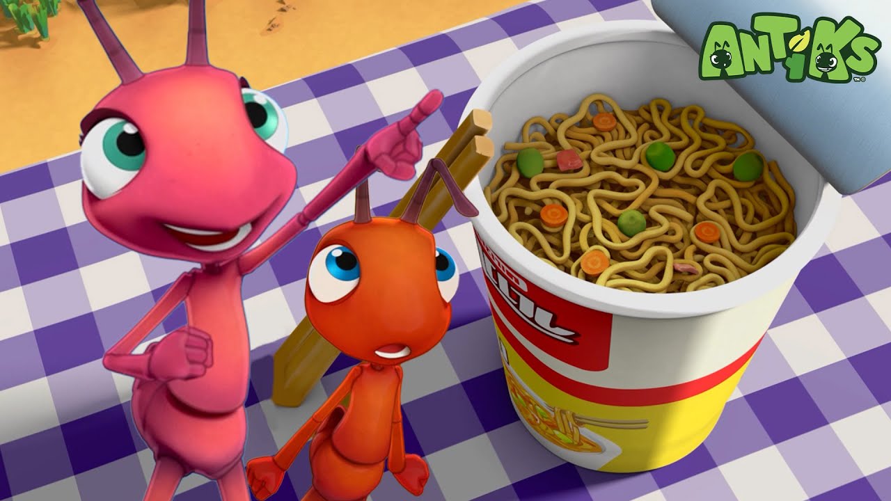Olha! Macarrão Delicioso! 😋 | 1 HORA DE ANTIKS BRASIL | Desenhos Animados Engraçados para Crianças