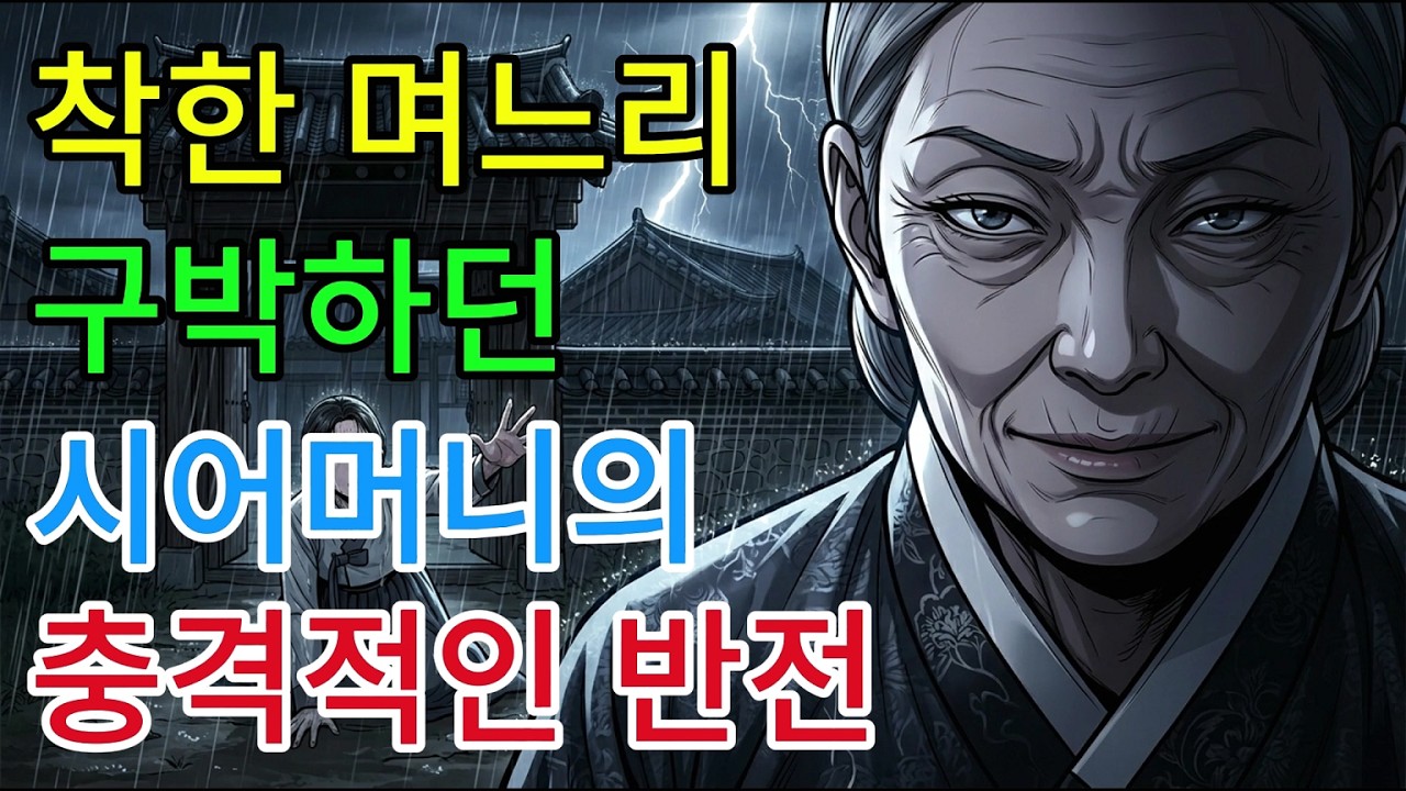 [비옥야담] 3년 뒤 돌아온 며느리가 돼지우리에서 시어머니를 발견하고 통곡한 이유