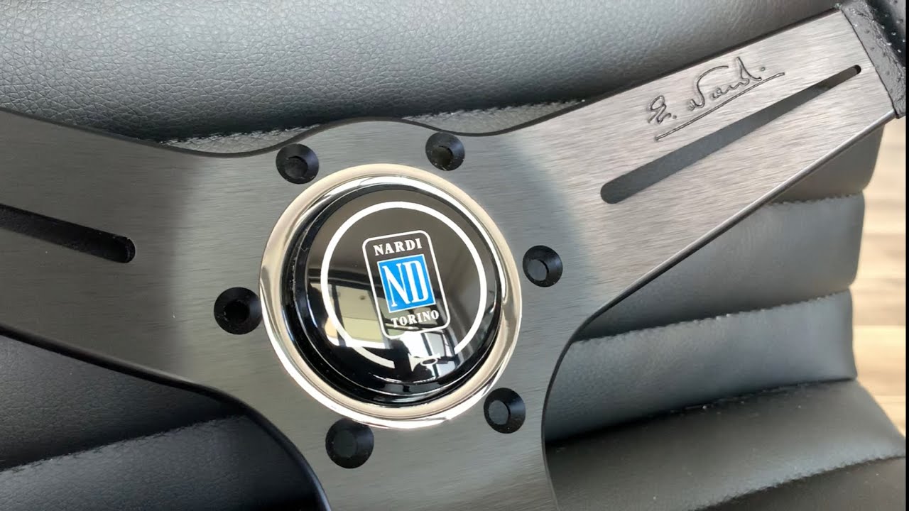 Simple & Clean Nardi Deep Corn 350mm Leather Steering Wheel
