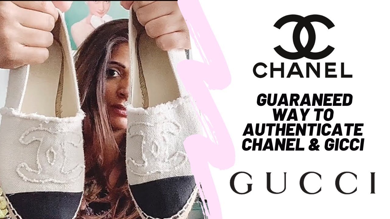 HOW TO AUTHENTICATE GUCCI SNEAKERS & CHANEL ESPADRILLES: IN 3 TIPS