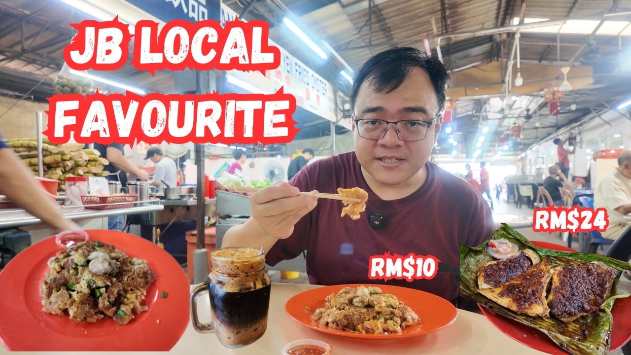 Solo JB Adventures EP4 | Taman Sentosa Must-Try: Sambal Stingray & Oyster Omelette