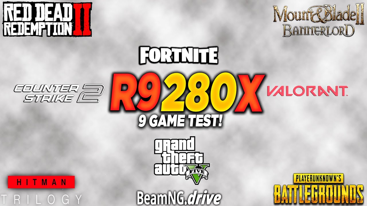 R9 280X + i5 10400F - Test in 9 Games in 2025