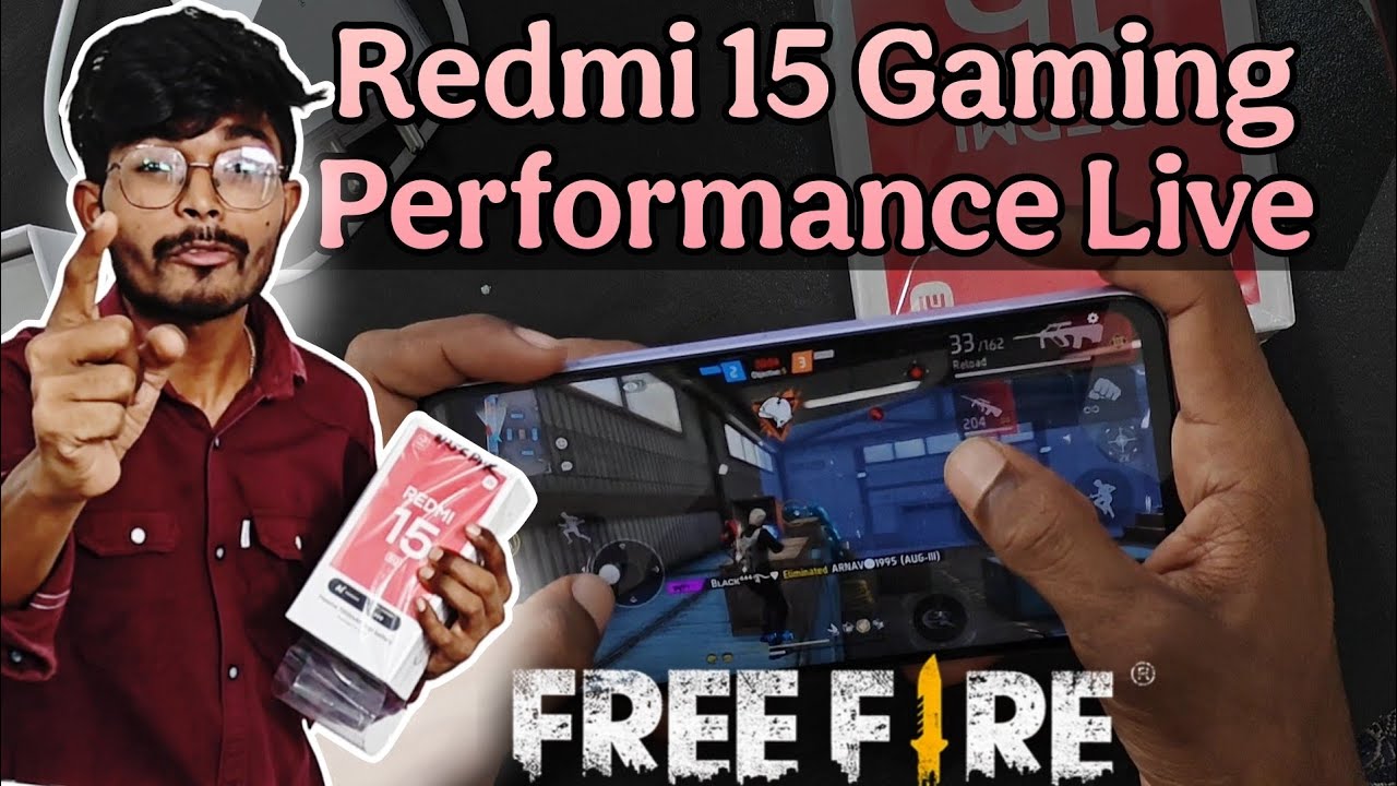 Redmi 15 Unboxing  And FF Gameplay Test || Redmi 15 Only 15000 हजार #freefire #ffgameplay #redmi15 