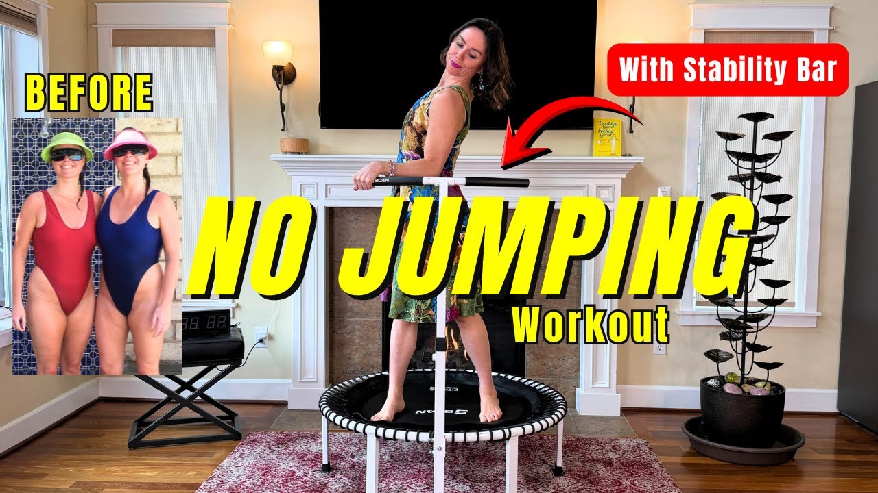 No Jumping Rebounder Workout | Gentle Low Impact for Beginners 50+
