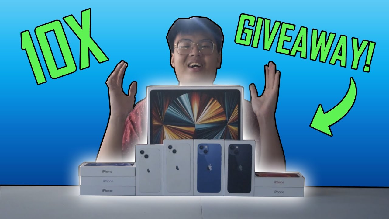 10X iPhone 13, iPad GIVEAWAY! | 3 Ways to Win! [OPEN] [WORLDWIDE]