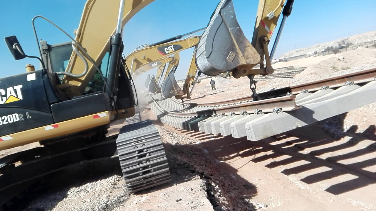 CRCC railway construction work in KSA 11.1.2018