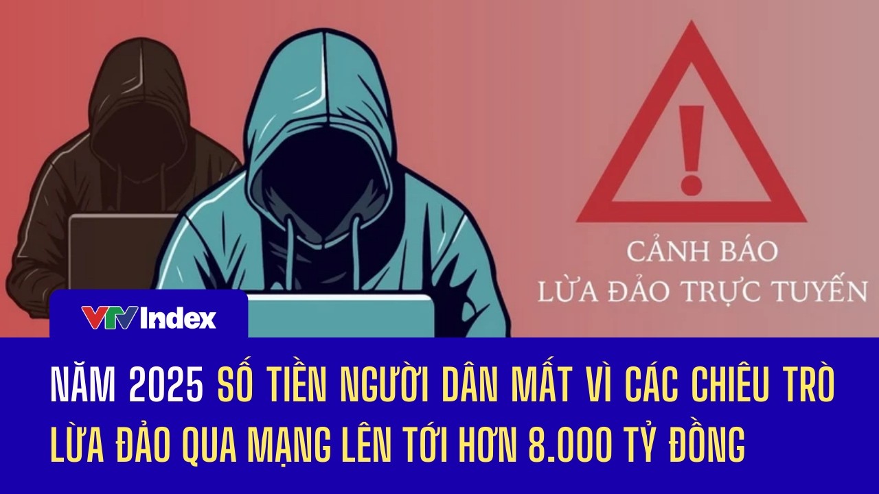 Số tiền người dân mất vì các chiêu trò lừa đảo qua mạng lên tới hơn 8.000 tỷ đồng | VTVIndex