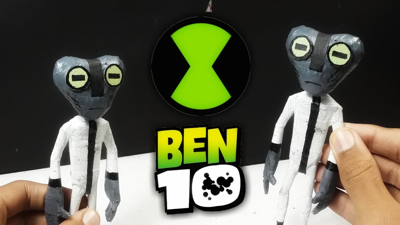 How to make ben 10 classic greymatter figure||ben 10||