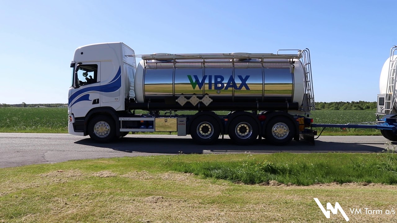 VM Tarm a/s leverer ny tankvogntog til WIBAX Logistics AB i Sverige