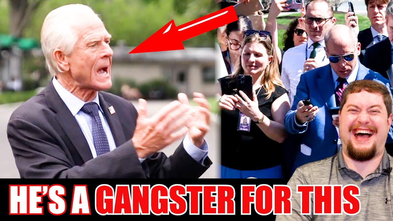 Peter Navarro gets surrounded by woke reporters, what he does next is pure MAGA