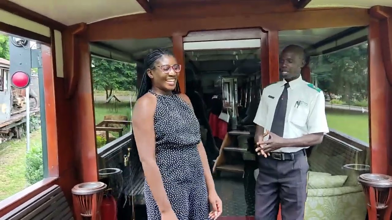 BUSHTRACK STEAM TRAIN TOUR IN LIVINGSTONE ZAMBIA