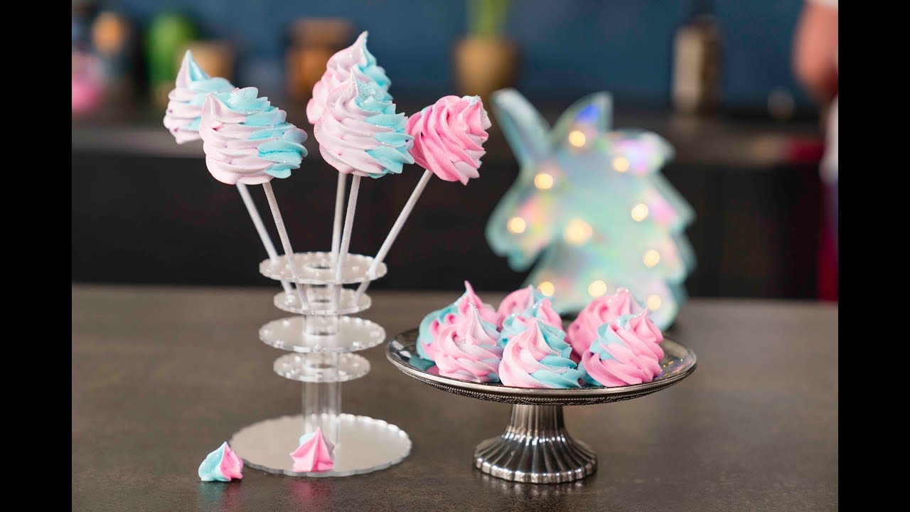 How to make Unicorn Poopops (aka fluffy meringues lollipops!) | Stacey Dee's Kitchen