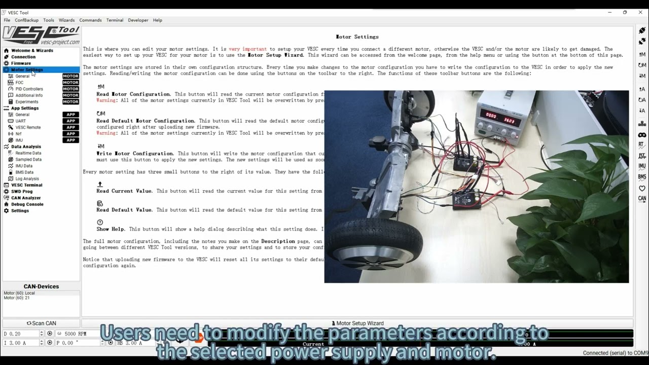 Makerbase VESC LESSON 8 Dual-drive Example