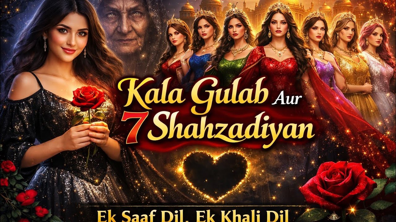 Jab Kala Gulab Surkh Hua… 😢🌹 | Heart Touching Cinderella Story