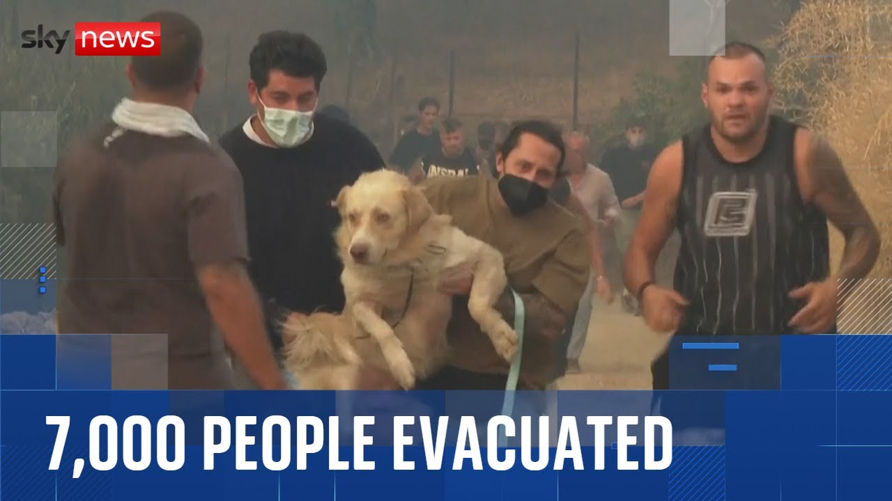 Wildfires trigger evacuations in Greece amid deadly heatwave across Southern Europe