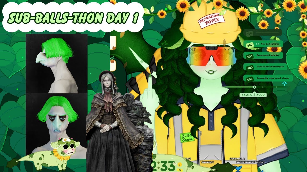 Model updates, merch drop and BLOODBORNE | Sub-BALLS-thon Day 1-  9th of January, 2026