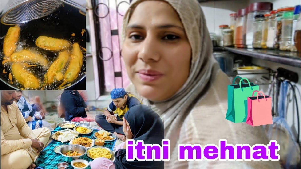 Roje ki halat mein do din lagatar market gai, sab kuchh khud karna padta hai 😞 Ramzan routine