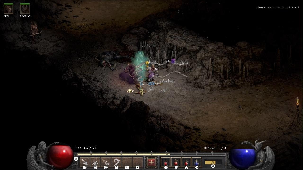 Diablo II: Resurrected Warlock episode 2 (No commentary let's play)