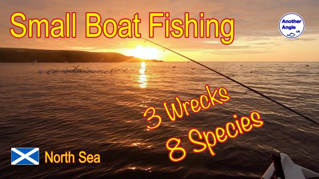 Small Boat Goes North Sea Wreck Fishing : Cruden Bay : North East Scotland