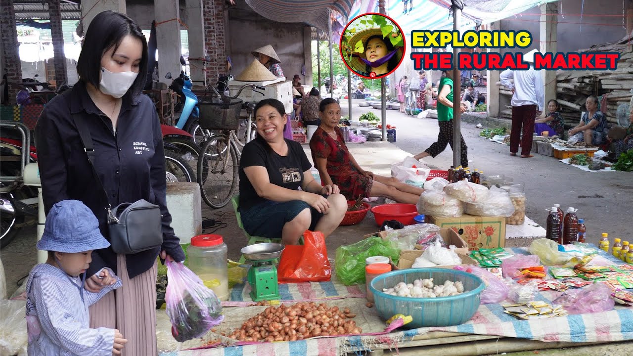 Curious to explore the rural market selling rustic foods | Vietnamese Country Market