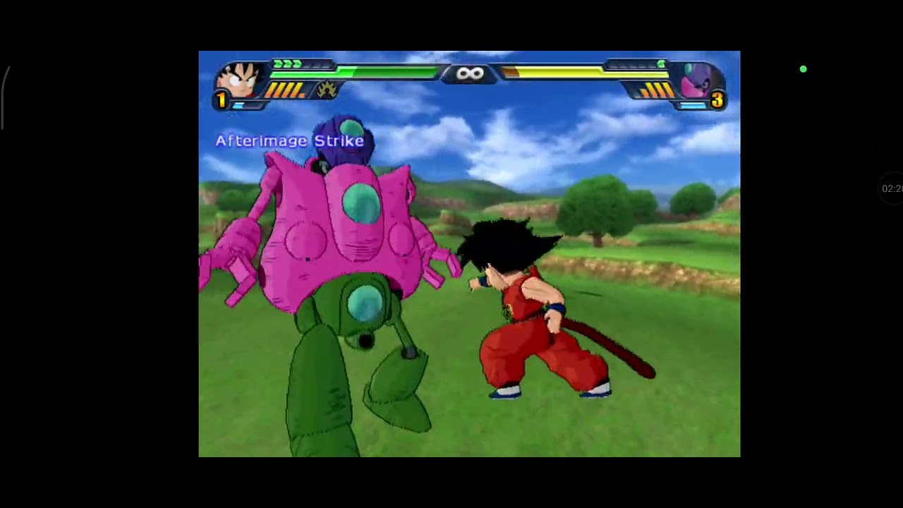 Goku(kid) vs robôs fusão de pilaf