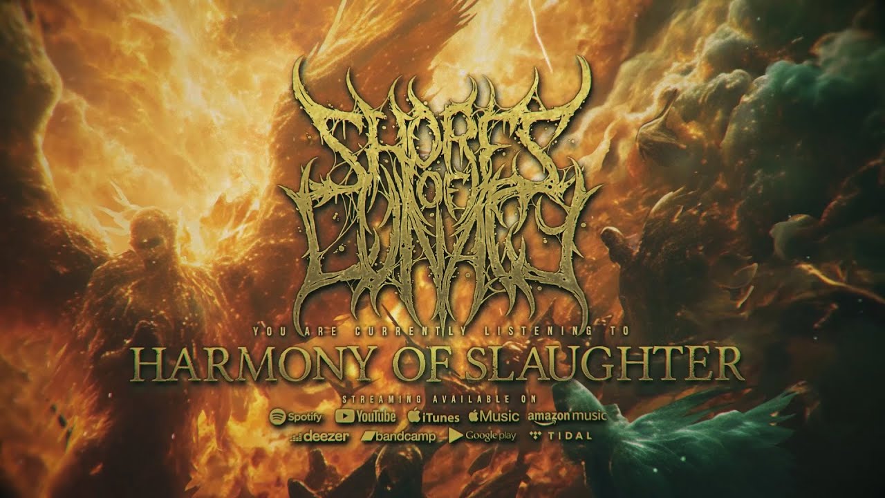 SHORES OF LUNACY - HARMONY OF SLAUGHTER [OFFICIAL LYRIC VIDEO] (2024) SW EXCLUSIVE