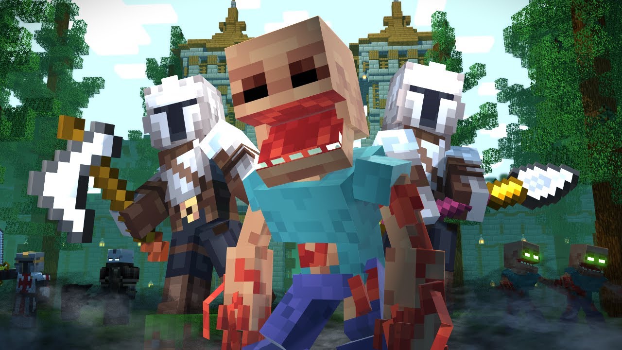 One Of Us 🎵 - Medieval Fantasy Parasites Outbreak [Minecraft/Song/Animation/MV]