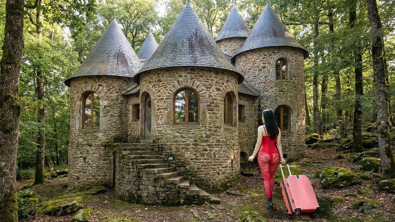 A Homeless, Divorced Woman Built A Castle For Herself As A Shelter Of Freedom / VIDEO TIMELAPSE