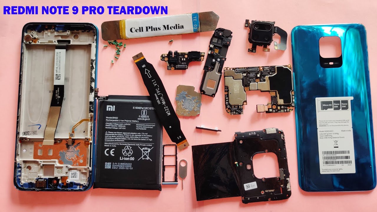 Redmi Note 9 Pro Teardown | Redmi Note 9 Pro Full Disassembly | Redmi Note 9 Pro Battery Replacement