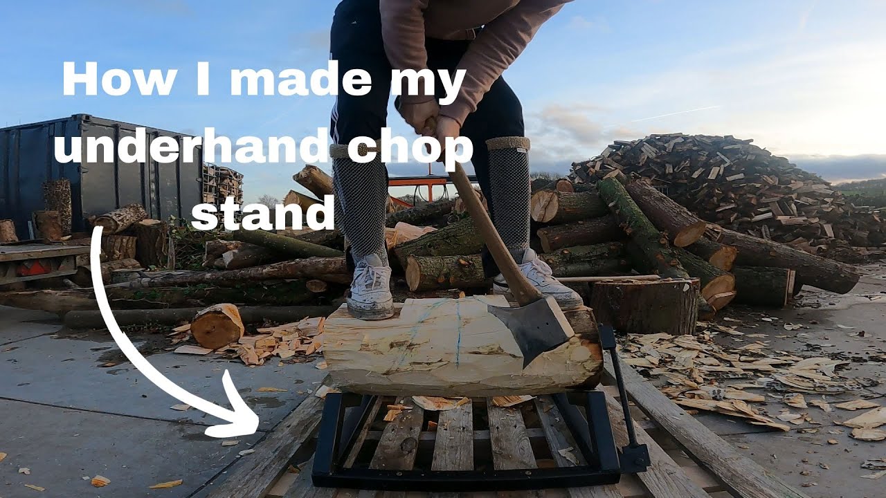HOW TO MAKE you're own underhand chop stand for TIMBERSPORTS