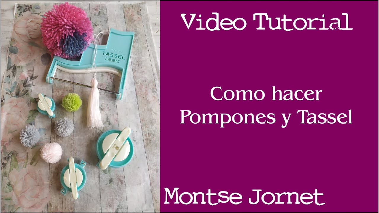 We.R. Memory Keepers ( Como hacer Pompones y Tassel