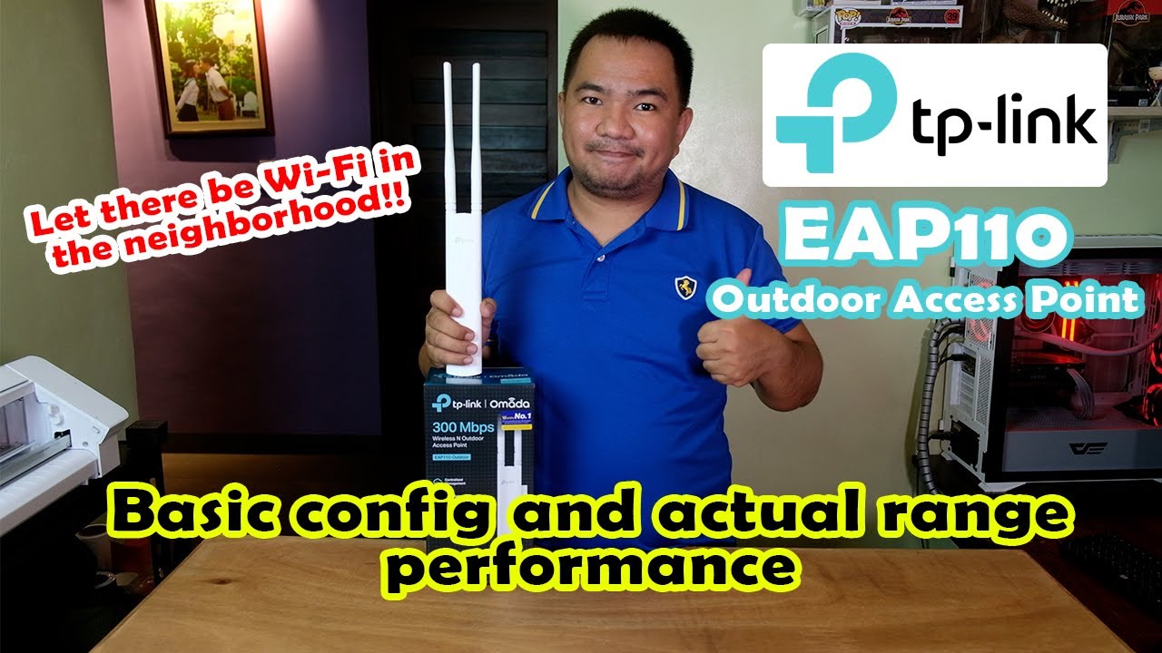 tp-link EAP110 - Basic config and actual range test (Version 2 review) | JK Chavez