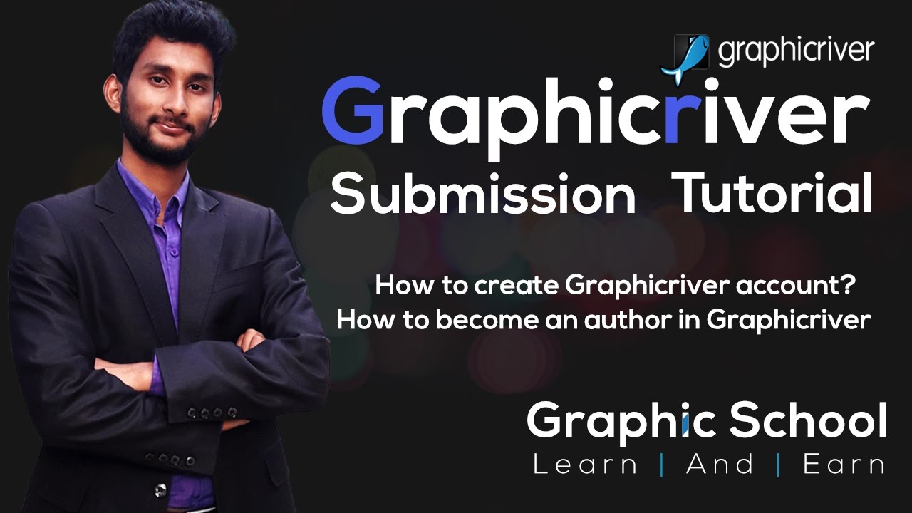 How to create Graphicriver account? | How to become an author in Graphicriver |  Graphic School