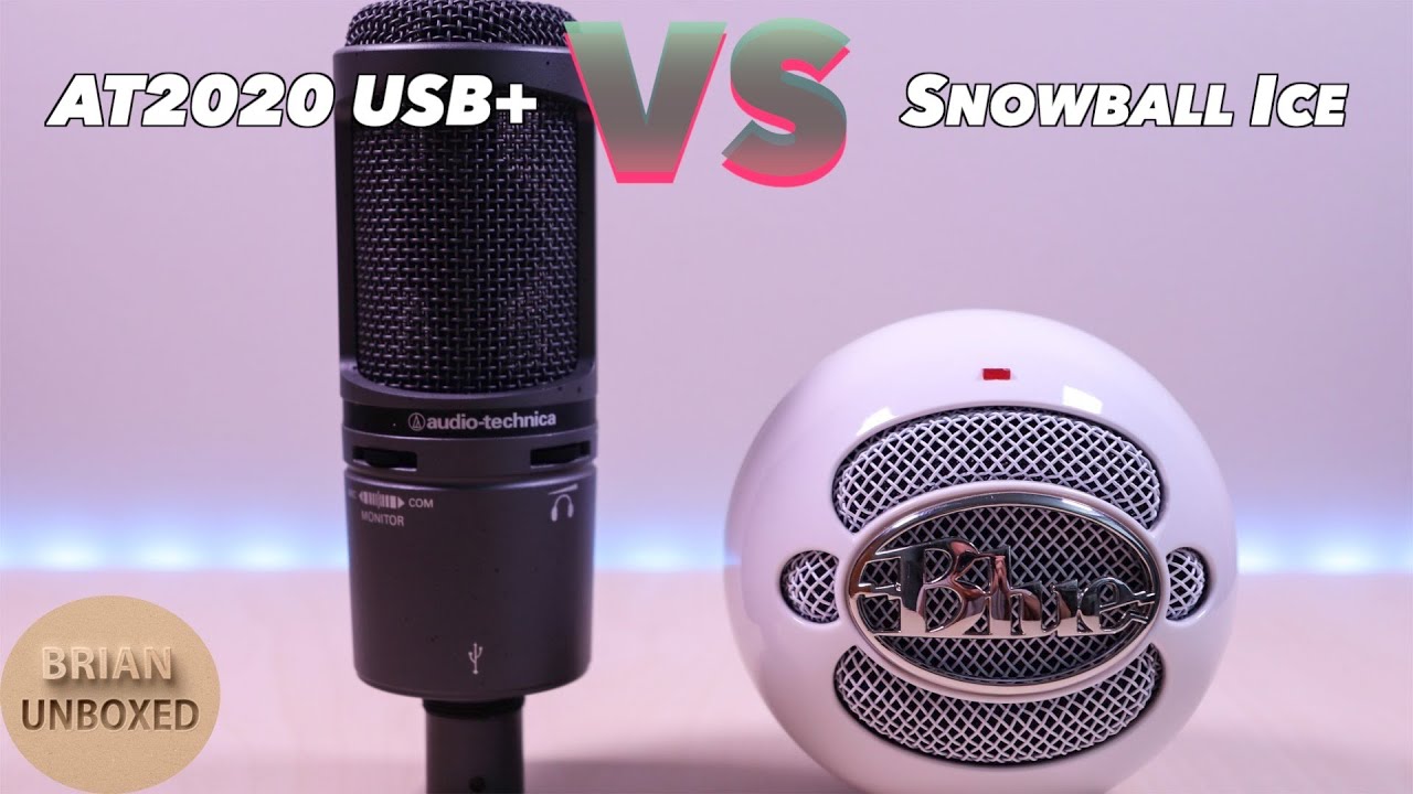 Blue Snowball Ice vs AT2020 USB+ - Can a $50 microphone compete with a $150 microphone?