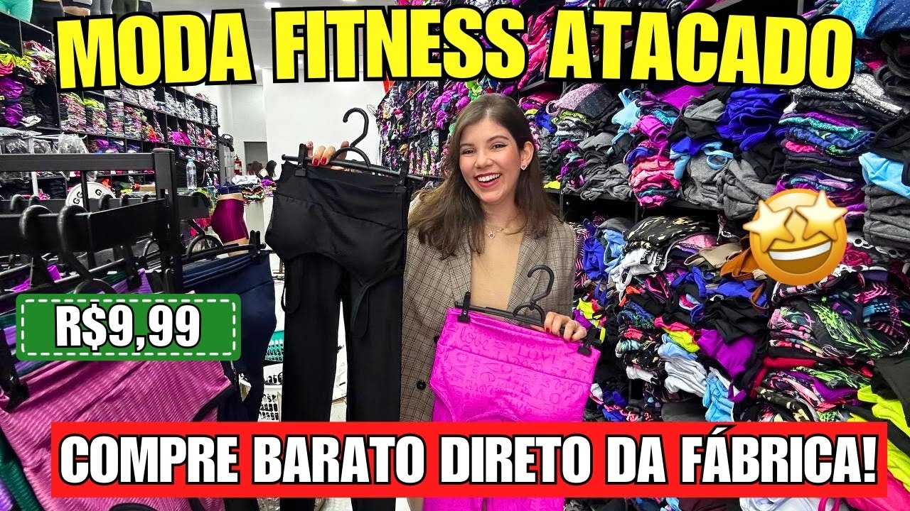 REVELEI FONTE PARA COMPRAR MODA FITNESS NO ATACADO DIRETO DA FÁBRICA NO BRÁS MUITO BARATO! 😱