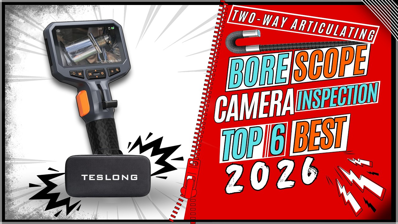 Pros Use These Top 6 Borescopes Inspection Cameras 2025 for a Reason