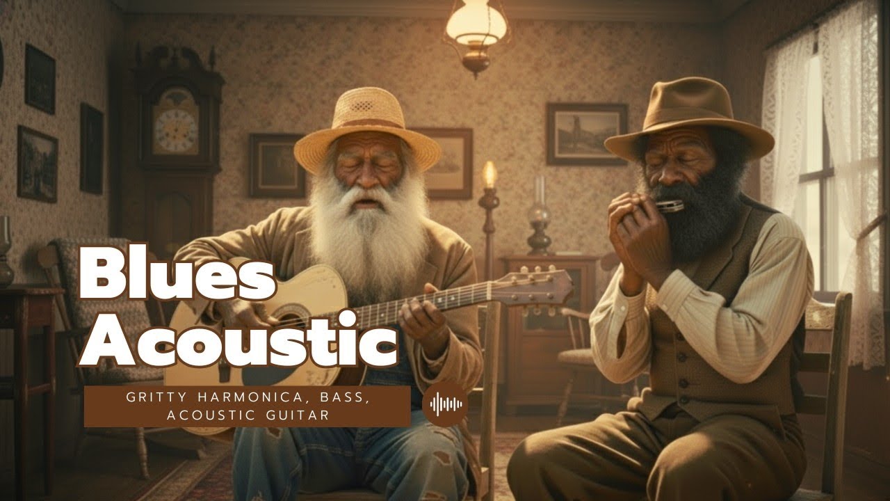 Acoustic Blues Harmonica | Slide guitar gritty harmonica, Classic blues raw style.