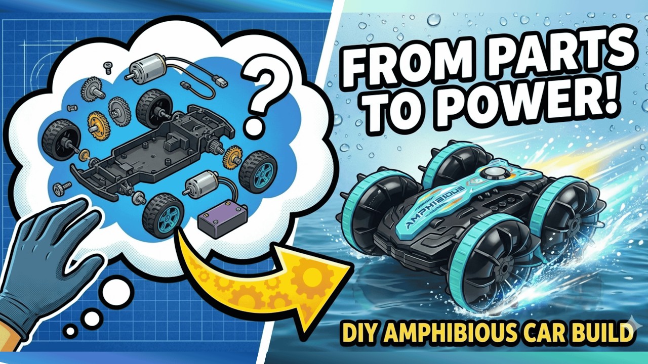 Can I Build an Amphibious RC Car in One Day?