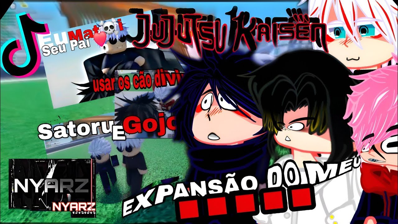 🔵🍆🌈 Danmachi + Jujutsu Kaisen React TikTok Do Mini Gojo | Expansão do Meu | As |