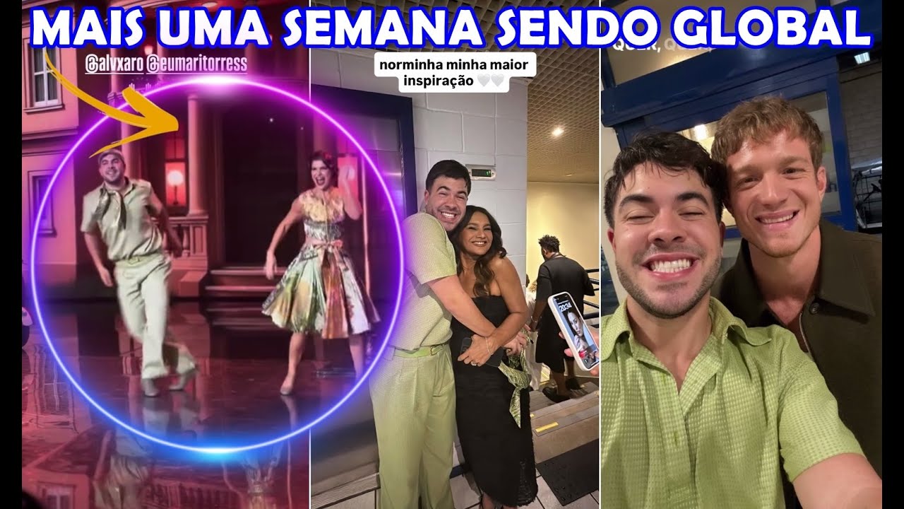 Alvaro Xaro classificado no Dan&ccedil;a dos Famosos + Tietando os atores globais | Stories do Alvaro