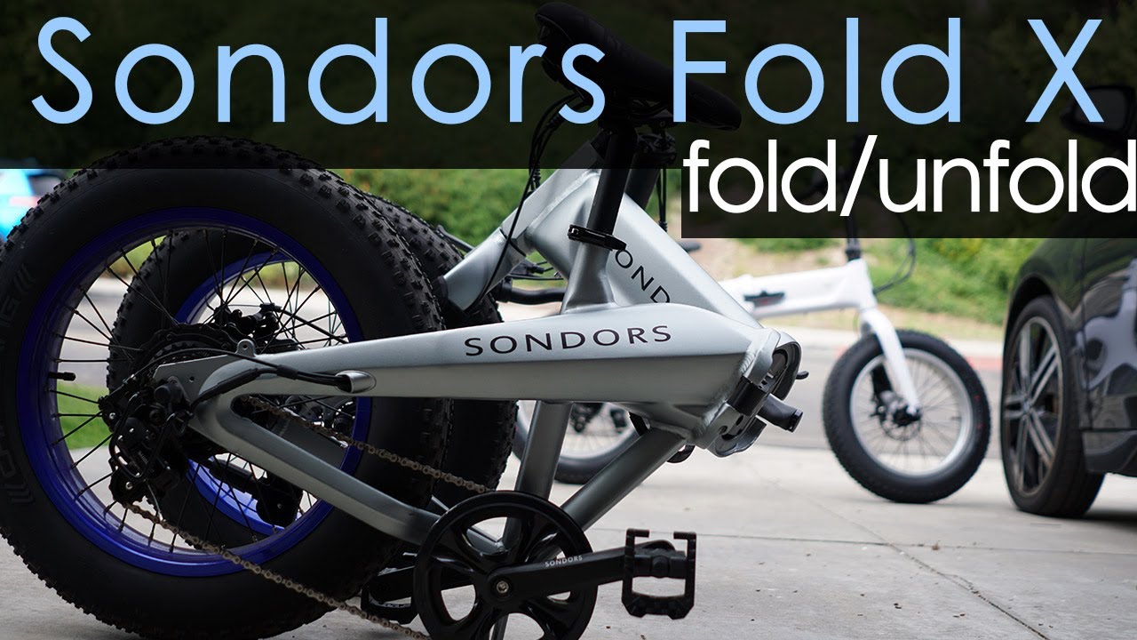 Easily Fold Electric Bike - Sondors Fold X
