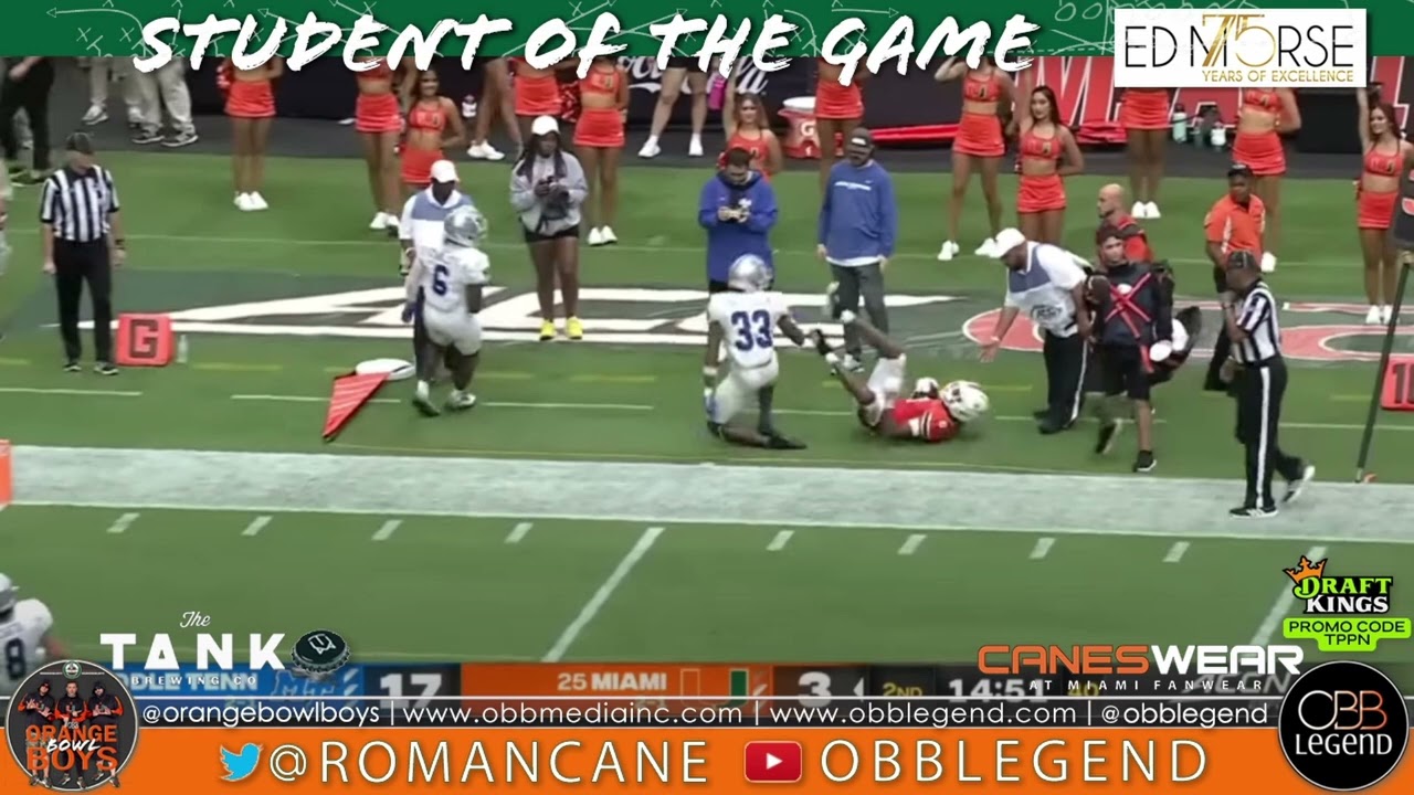SOTG Miami Hurricanes vs MTSU Full