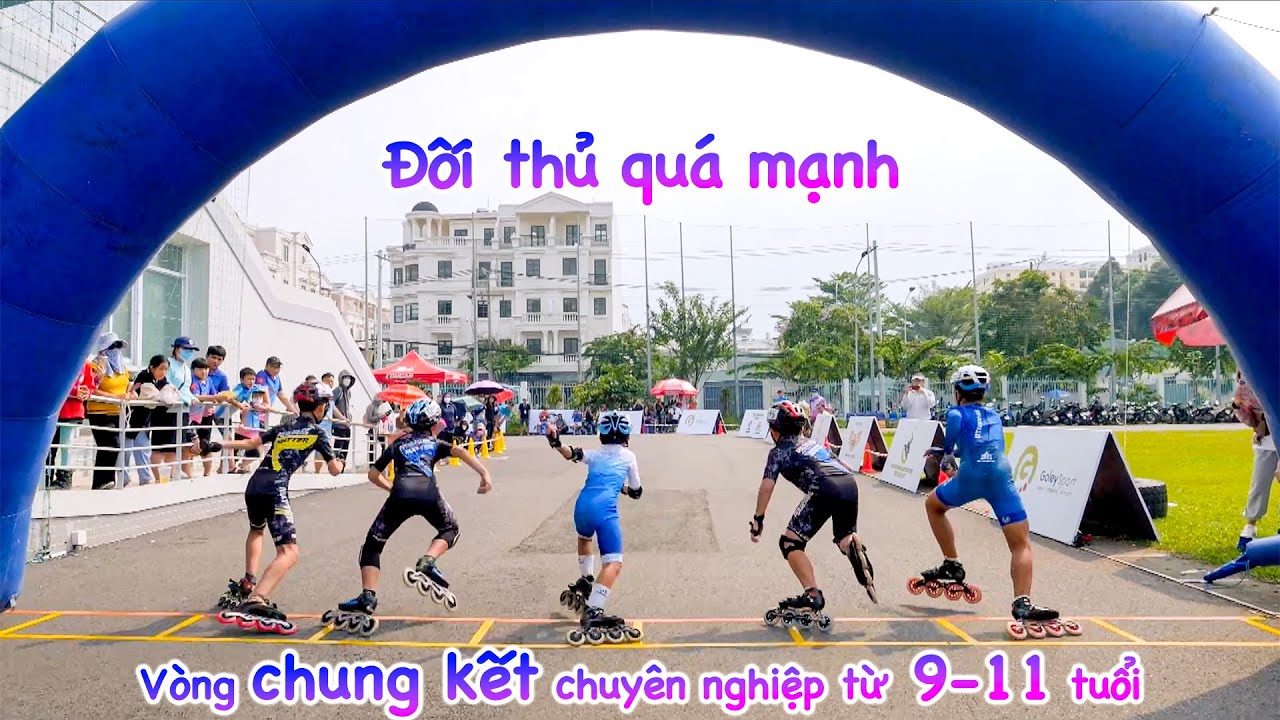 9 Đến 11 Tuổi Chung Kết Chuyên Nghiệp Patin Speed Skating | Roller Sport Gò Vấp